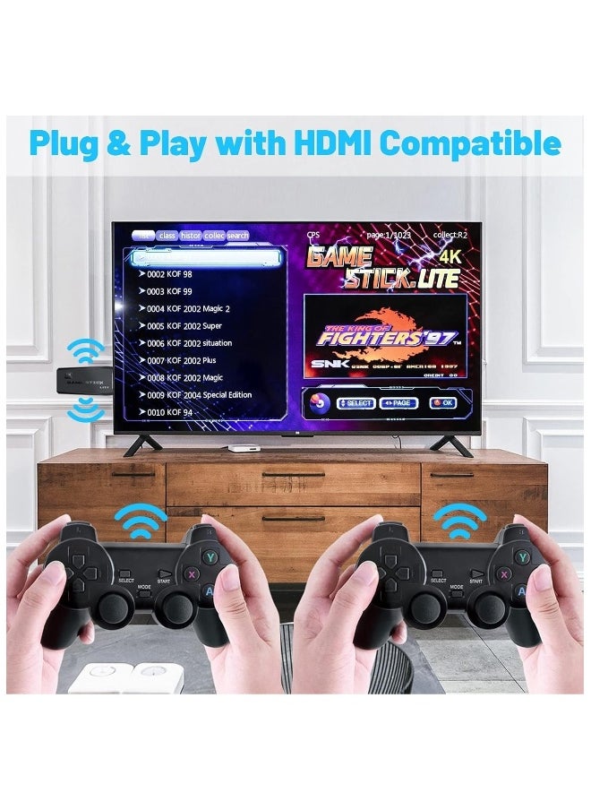 4K Smart Video Game TV Stick,Video Game Consoles 10000 Games 64GB Retro Classic Gamin 2.4G Wireless Gamepads Controller (64G,10000+ Games) - pzsku/Z99AF471EBDBB31F2A8AEZ/45/_/1732592410/524de3be-1205-4723-88c1-f731d84b9187