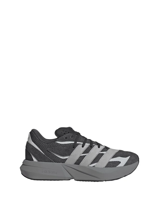 Adidas Adidas Lightblaze Grey Running Shoes For Men 3.5