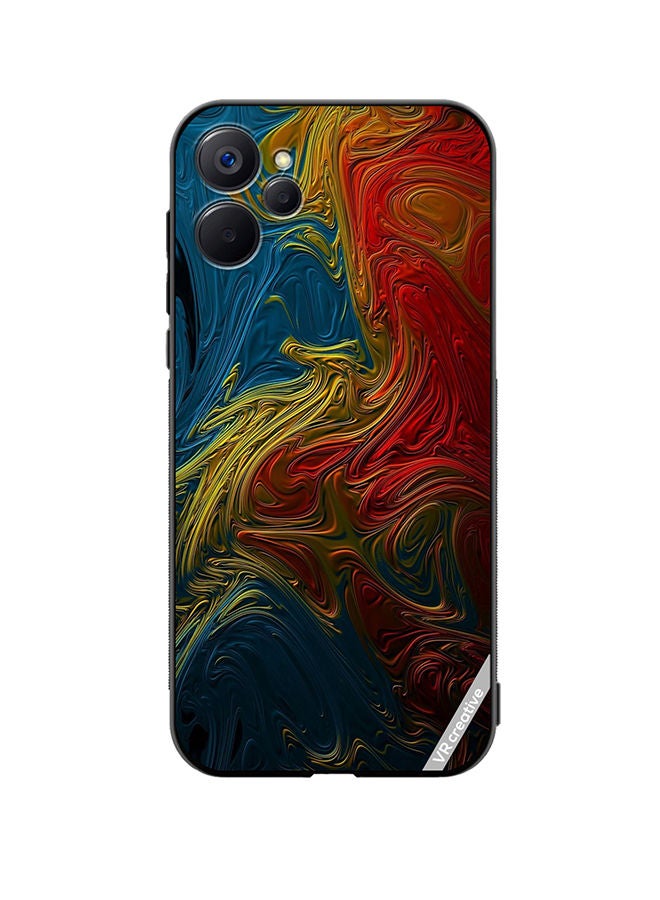 VR CREATIVE Protective Case Cover For Realme 9i 5G Flower Design Multicolour - Image 1