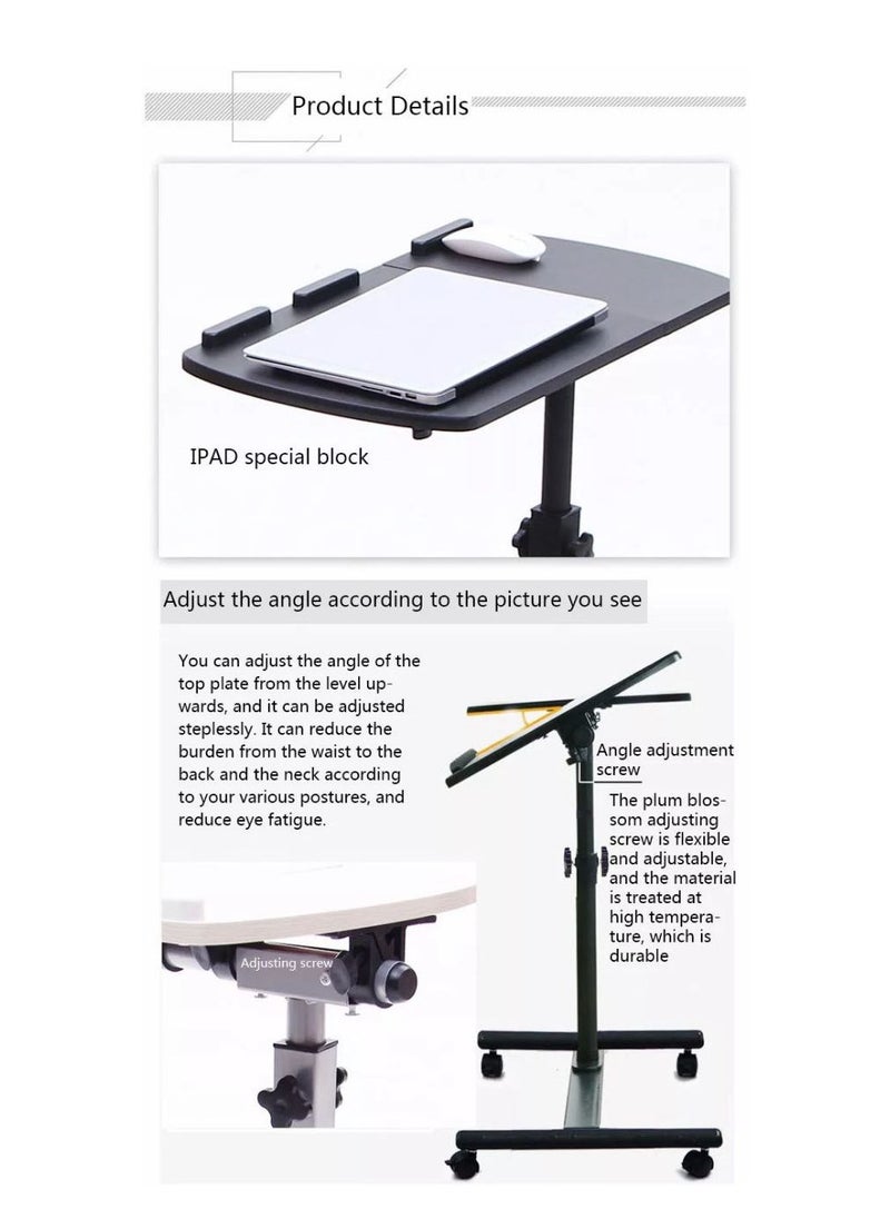 Generic - Adjustable and foldable movable metal laptop table - Image 1
