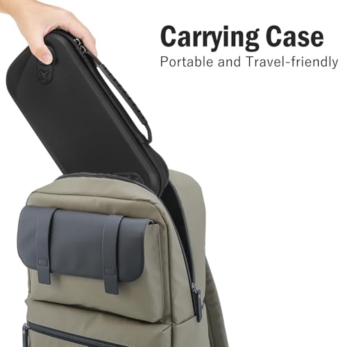 Digi-Tatoo Carrying Case Compatible with 2025 Asus ROG Xbox Ally/ Ally X 7" & Accessories, Shockproof Scratch-Proof Travel-Friendly Protective Hard Shell Suitcase - Black - Image 3