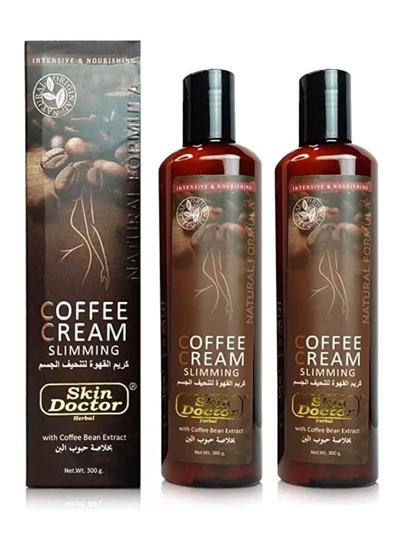 Slimming Herb 100% Original Fat Burning Massage Cream Waist Abdomen Leg Weight Lose Coffee Slimming Cream - 2 Packs - Image 2