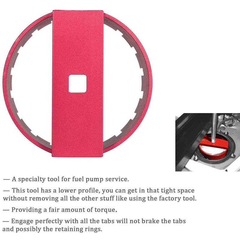 Kryc 69800 Fuel Pump Socket Tool Lock Ring Removal Tool For Volvo S60,S80,V70,XC70 and XC90 - Image 2