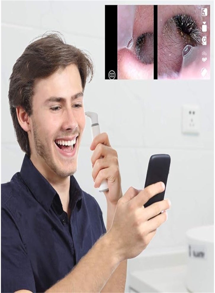 Wireless Otoscope Dual View Camera, 3.9mm 720PHD WiFi Otoscope with 6 LED Lights for Kids and Adults, Compatible with Android and iPhone - Image 2