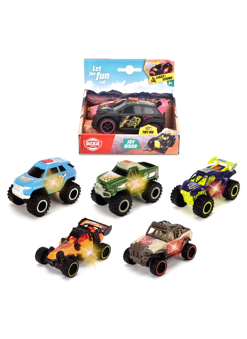 Joy Rider Vehicle With Light and Sound For Age 3+ Years Old - 6 Assorted Colors