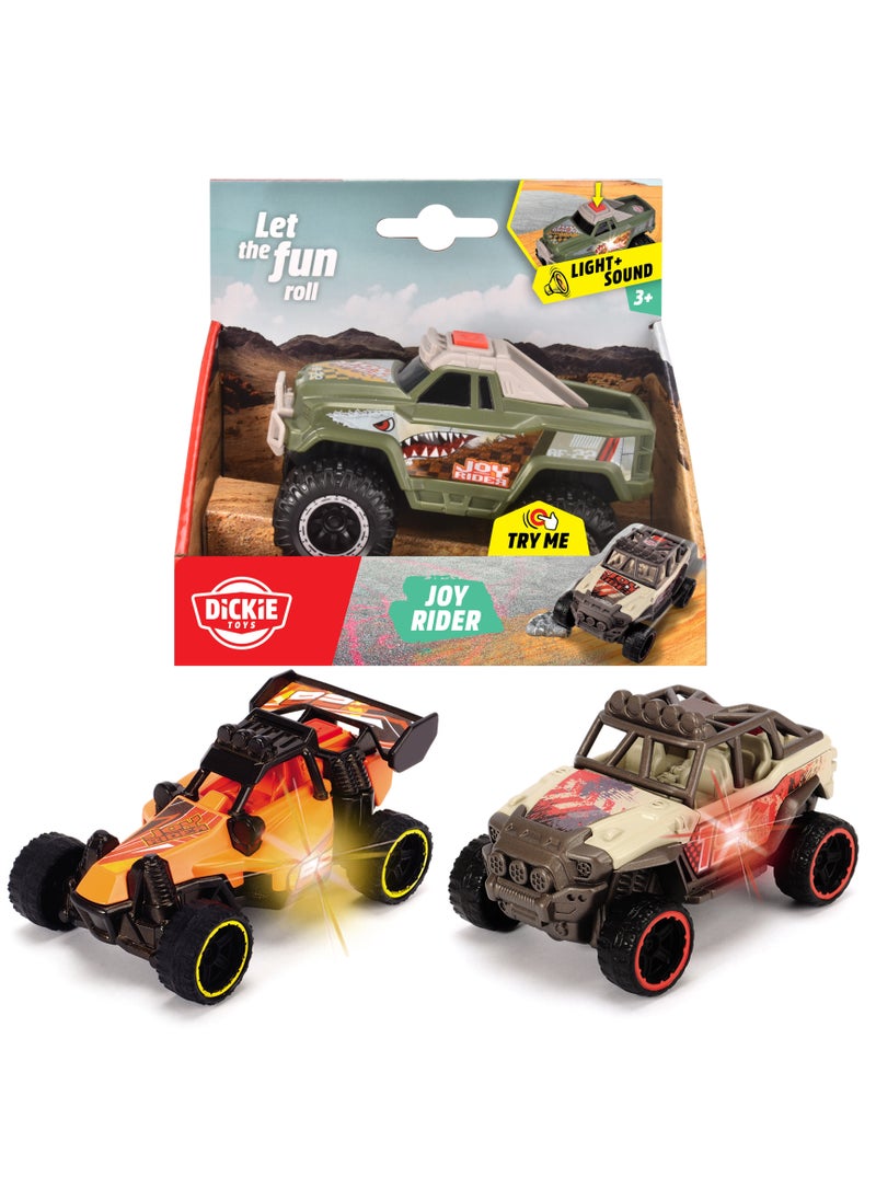 Joy Rider Vehicle With Light and Sound For Age 3+ Years Old - 6 Assorted Colors