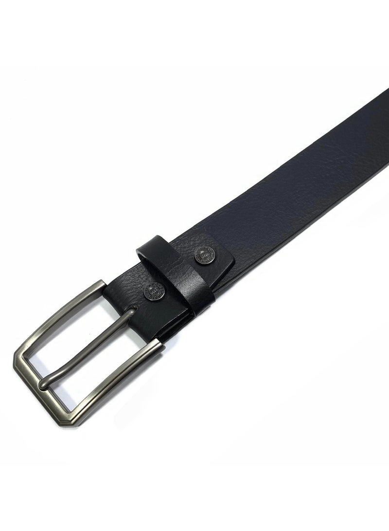 CLASSIC MILANO® Genuine Leather Belt Men in an elegant GIFT BOX; Classic Jean Belt; Belts for men Mens belt Leather; Pin Buckle 35MM - Image 3