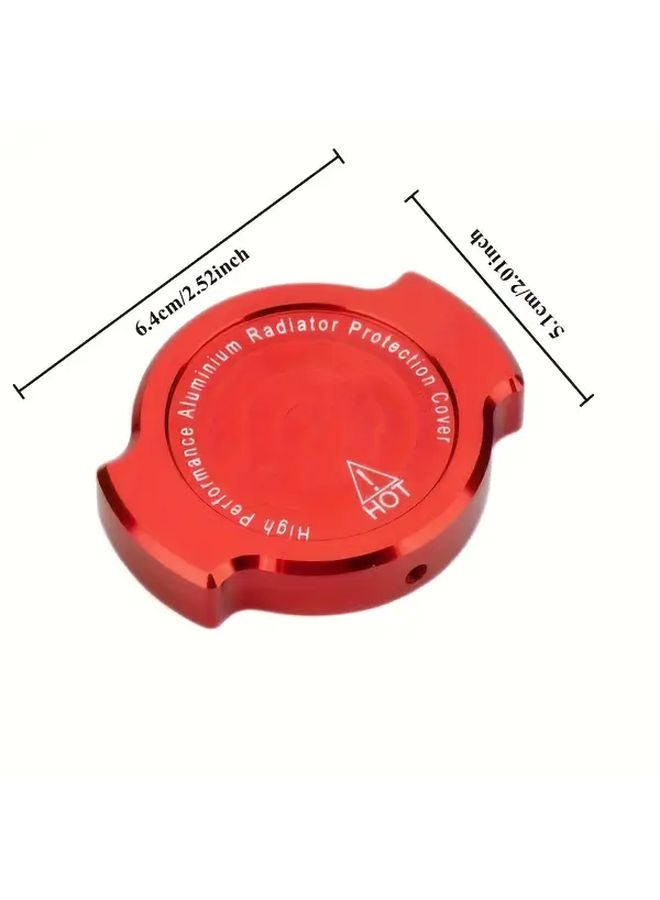 Blue CNC Aluminum Motorcycle Radiator Cap Installation Kit for Honda - Image 2