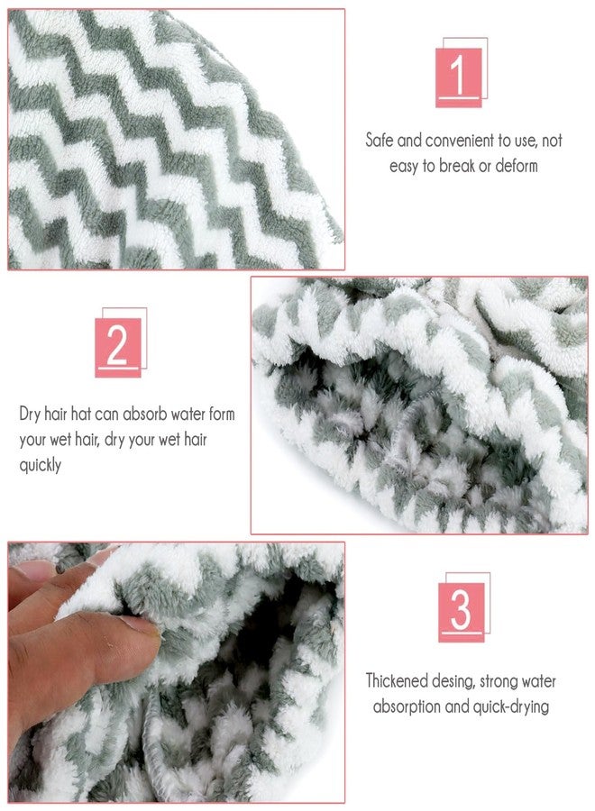NFI essentials Microfiber Hair Towel Cap Warp Super Absorbent Wet Hair Drying Head Turban, Pookie Bow Knot for Girls Salon Quick Dry Shower with Button for Women - Image 2