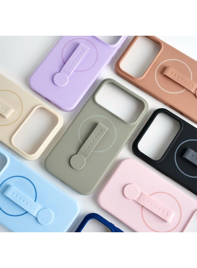 Kannzz Trending Silicone Phone Case with Wristband Strap – Soft Protective Cover for iPhone 17 Series - Black - Image 3