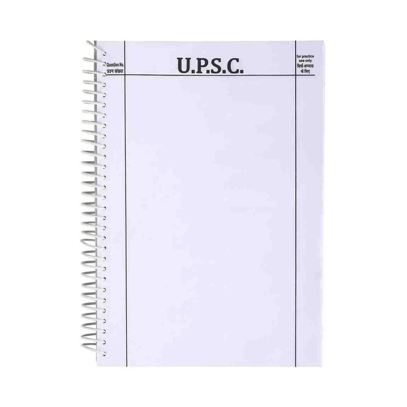 SPIRREL Spiral Plane Notebook for UPSC Pre and Mains Notesmaking and Answer Writing, A4 Size, 200 Pages (400 Page) - Image 3