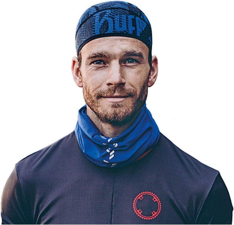 Buff Underhelmet with Flash Logo, Size S/M, Cape Blue