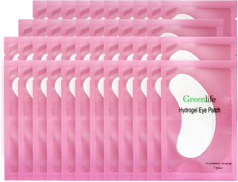 100% Naturel Eyelash Extension Under Eye Gel Pads patches kit Collagen with Aloe Vera Hydrogel Eye Patches set for Eyelash Extension Supplies Tools (50 100 150 200 300 400 Pairs) - 300 pairs - Image 1