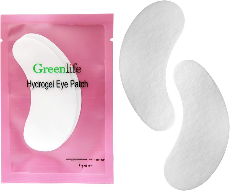 100% Naturel Eyelash Extension Under Eye Gel Pads patches kit Collagen with Aloe Vera Hydrogel Eye Patches set for Eyelash Extension Supplies Tools (50 100 150 200 300 400 Pairs) - 300 pairs - Image 2