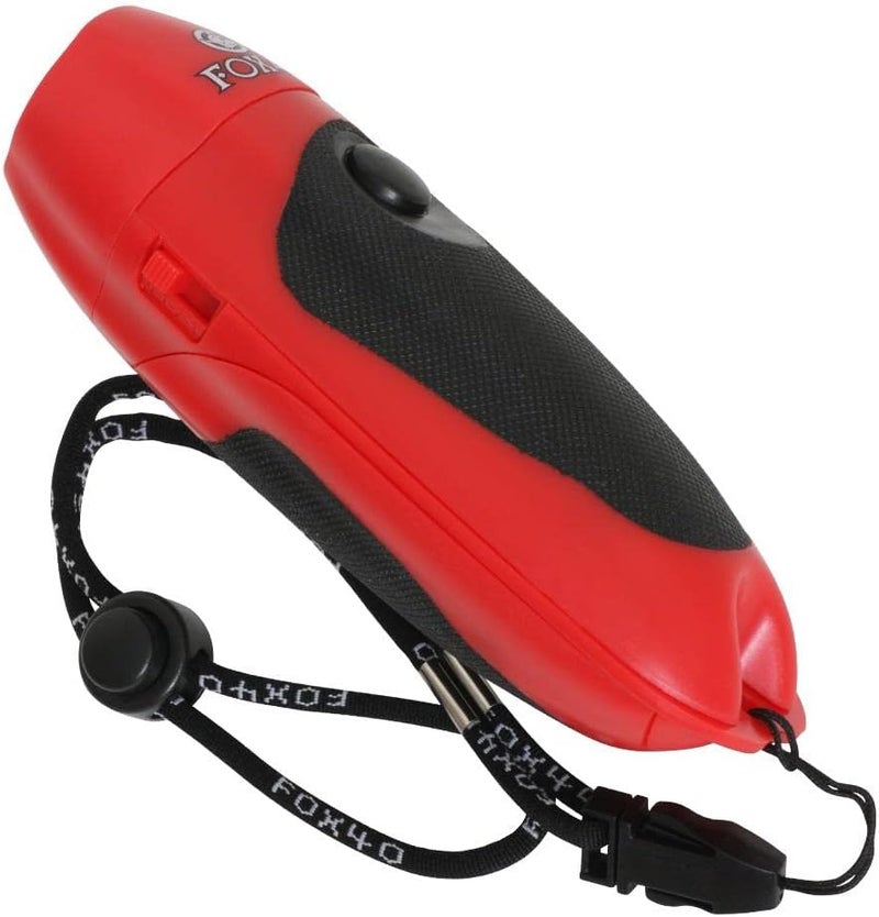 Fox 40 Electronic Whistle with 3 Tones - Durable Plastic Design, Black - Image 2