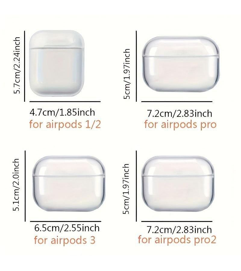 غطاء شفاف متوافق مع AirPods 3 بتصميم قوس ونجمة أزرق فاتح مزود بحلقة تسلق - Image 4