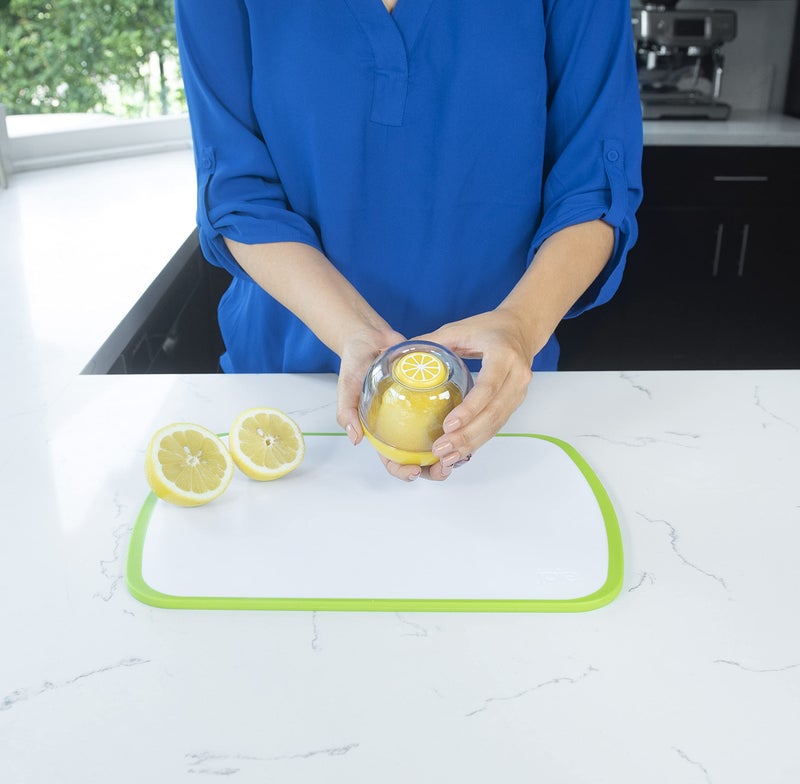 Joie Fresh Flip Pod Lemon Storage Container, Keeps Leftover Half Flavorful and Firm in Fridge, Reusable Kitchen Gadget, BPA Free, Dishwasher Safe - Image 4