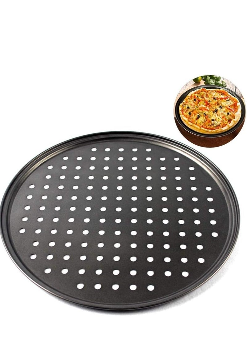 Stainless Steel Pizza Baking Mold with Air Hole Bakeware Pizza  - Image 1