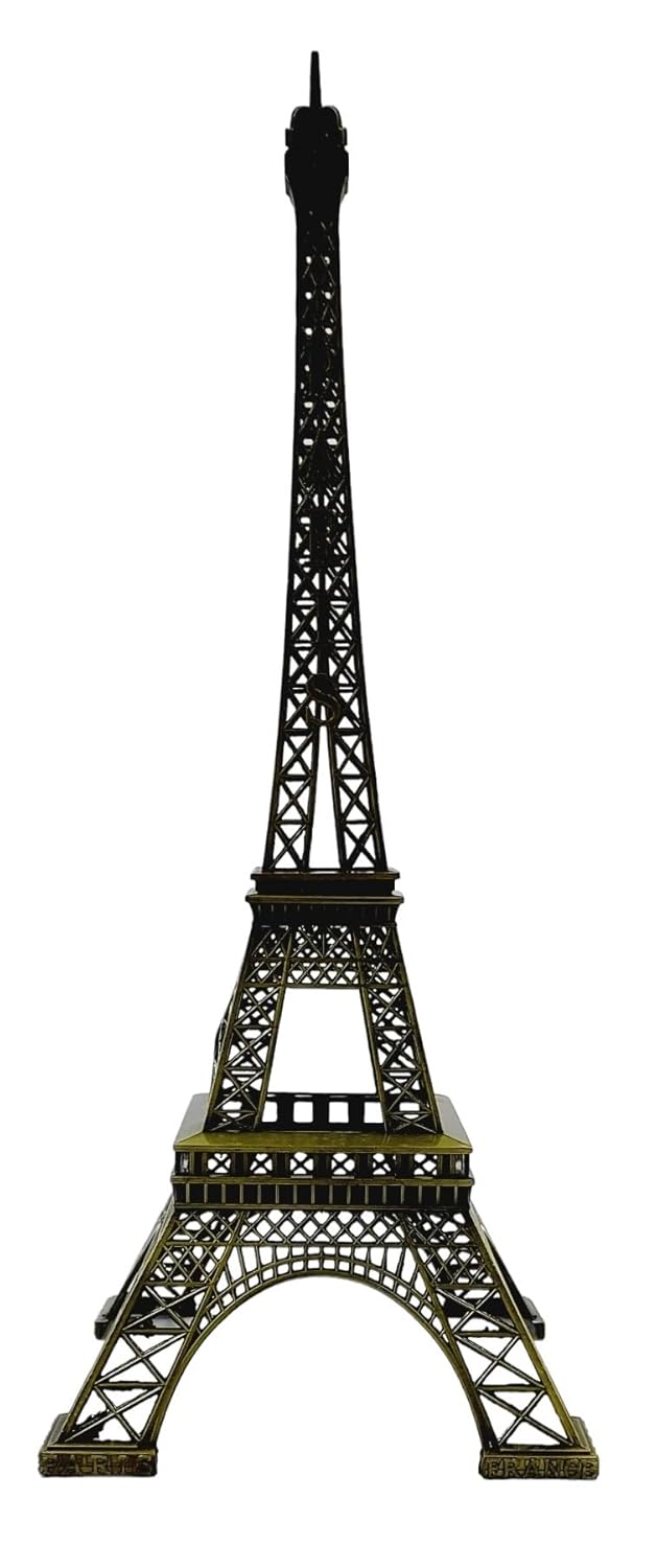 ART FLAUNTS Metal Eiffel Tower Antique Vintage Statue for Room Office Decorative Showpeice for Home Desk Decor Table Stand Holder - Image 5