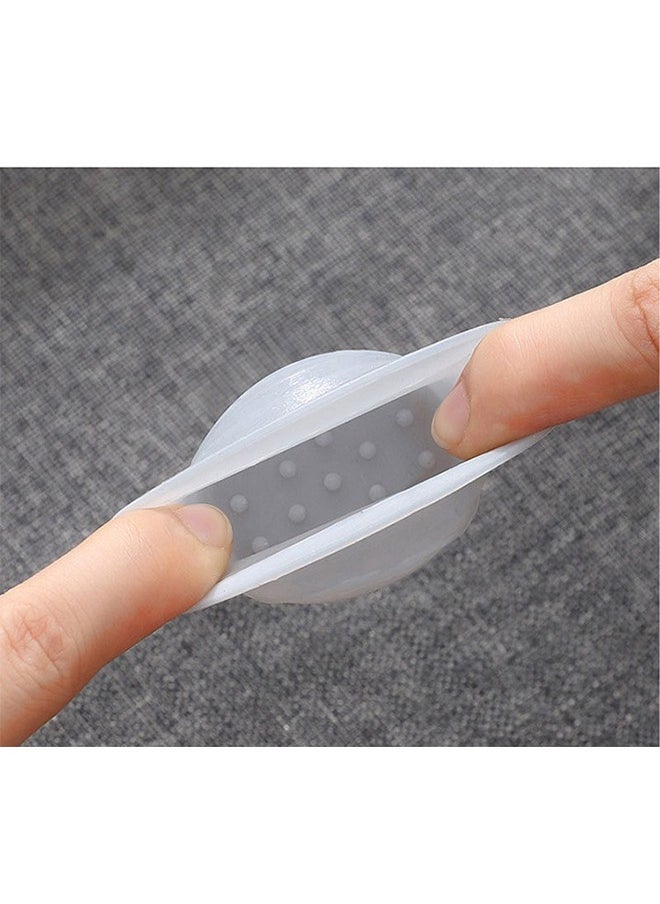 Generic - Furniture Legs Caps Chair Leg Protectors Cover 8 Pcs Lot Table Chair Leg Mat Silicone Non-Slip Table Chair Leg Caps Foot Protection Bottom Cover Pads Wood Furniture Cups Grey - Image 1
