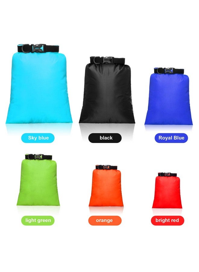 Shappy Waterproof Dry Bag Set 15 L+ 8 L +5 L+4 L+3 L+ 2 L Lightweight Sacks And Long Adjustable Shoulder Strap For Kayaking, Rafting, Boating, Hiking, Camping (Colorful, 6 Pcs) - Image 5