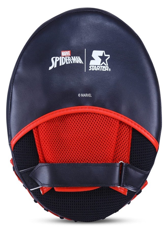 STARTER Marvel Spiderman Focus Pad & Gloves Set, Easy to Assemble, Boxing Gloves, Focus Pads, Kids for 3Y+, Red | Safe & Gift-Friendly - Image 4