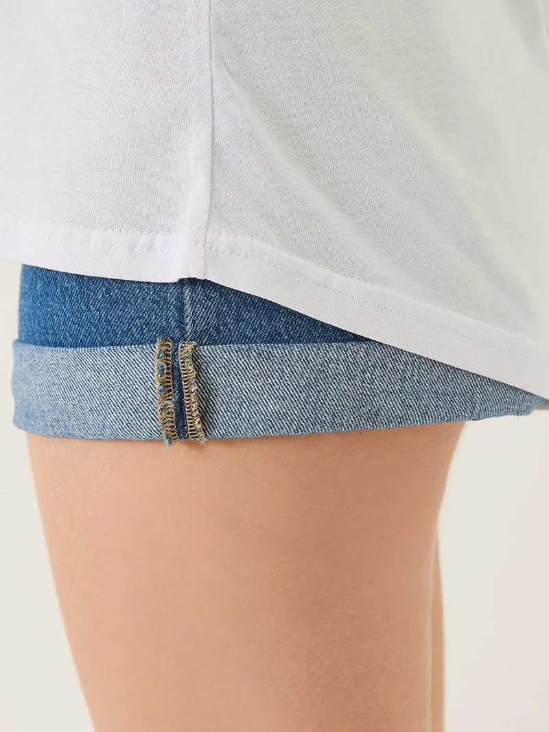 Bianco Lucci LUCCI Comfort Fit Crew Neck T-Shirt