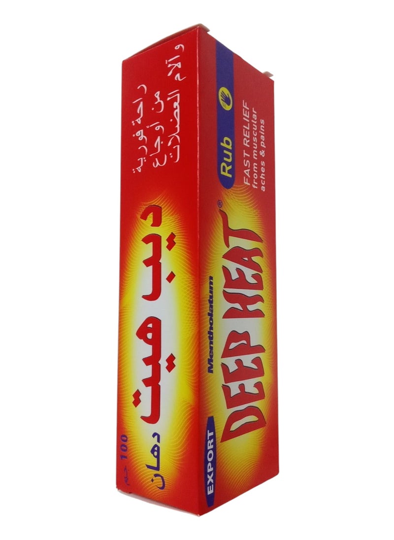 ديب هييت كريم روب سريع المفعول لآلام العضلات، 100 جرام  - Image 1