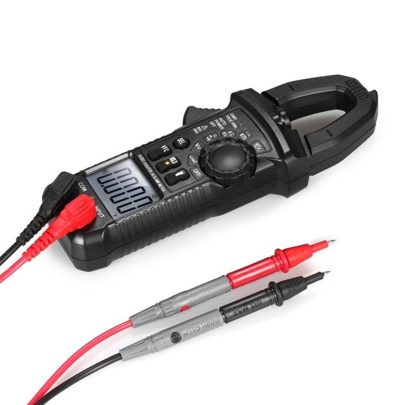 MESTEK Clamp Meter: 5999 Max Display Auto Range - Backlit Lcd True Rms Voltage & Current Measurement for Electrical Maintenance - Image 5