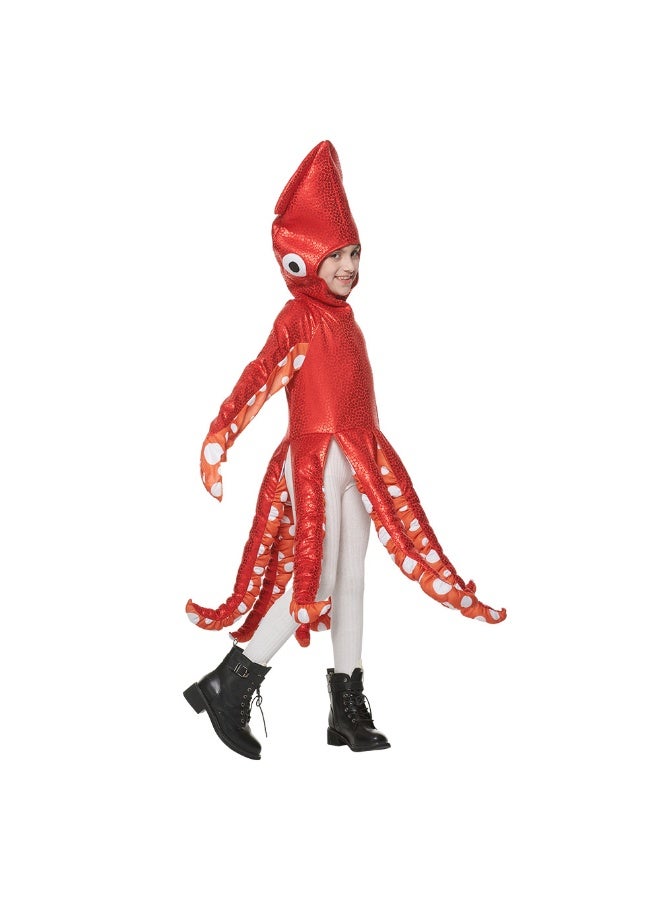 Costume For Children On Halloween Featuring Adorable Octopus From The Ocean In A Connected Form - Image 4