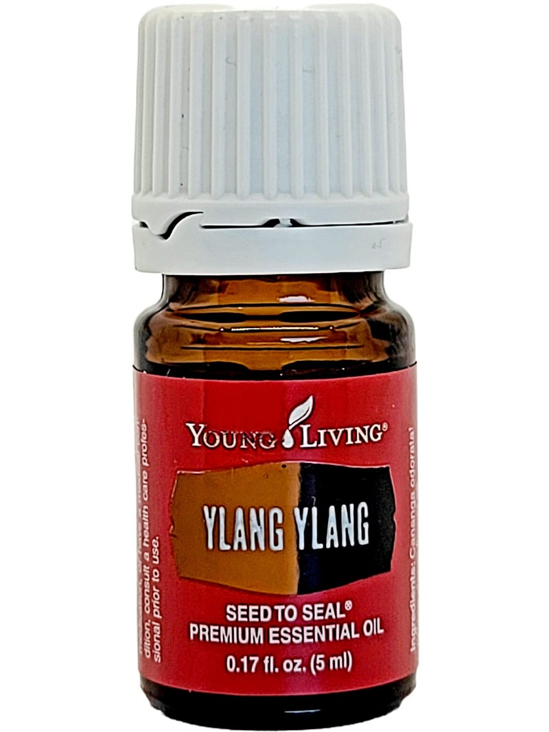 Young Living Ylang Ylang Essential Oil 5ml - Known Romantic Appeal , Has a Calming and Balancing Aroma , Smooth and Happy Heart - Promotes the Appearance of Healthy-Looking Skin and Shiny Hair - Image 1