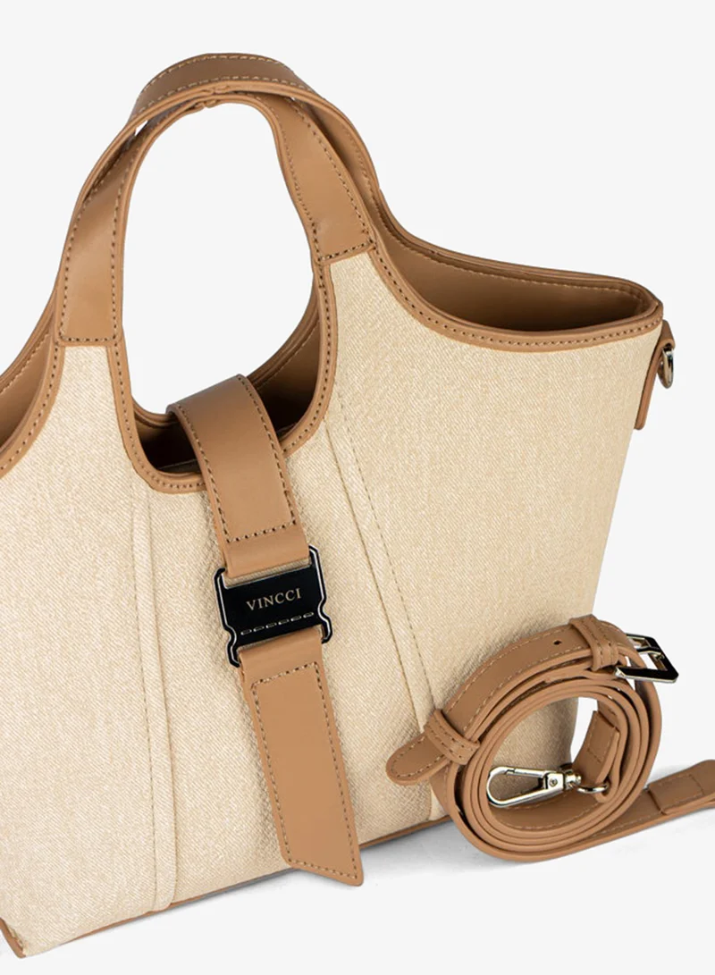 Vincci Beige Women Satchel Bag for Women | Best Price UAE