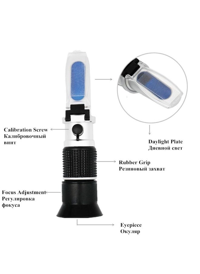 0-90% Brix refractometer Sugar Refratometro for Food Content fruit juice liquids ATC Measurement tool - Image 4