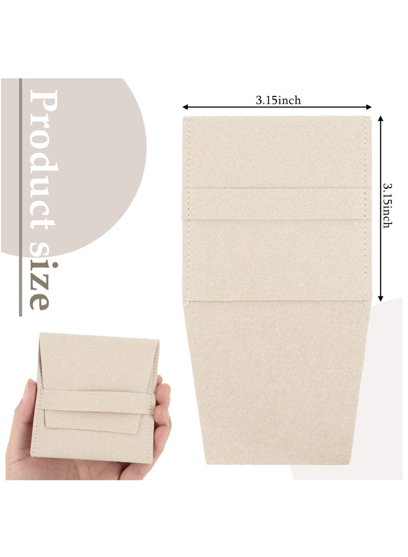 KASTWAVE 20 Pcs Jewelry Packaging Bag Luxury Small Jewelry Gift Bags Microfiber Bag for Bracelet Necklace Packaging - Image 2