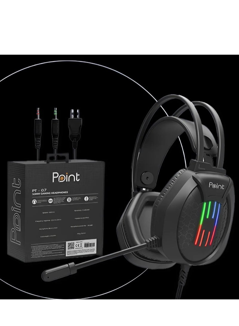 بوينت سماعة رأس بوينت pt-07 للألعاب مقاس 3.5 مم - Image 2