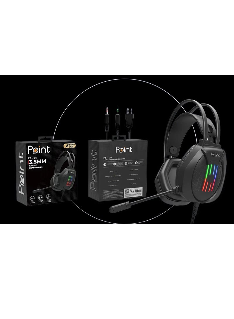 بوينت سماعة رأس بوينت pt-07 للألعاب مقاس 3.5 مم - Image 3