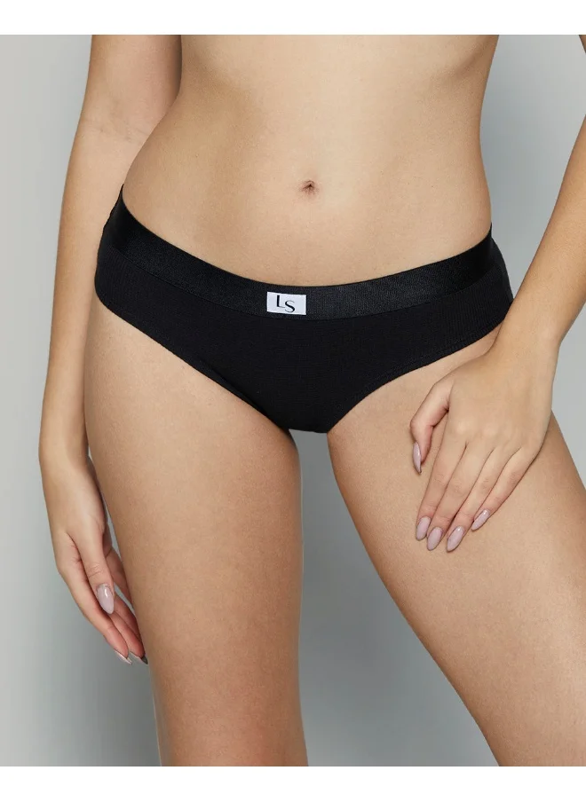 لا سينزا La Senza Hipster Trendy Remix Black Panties
