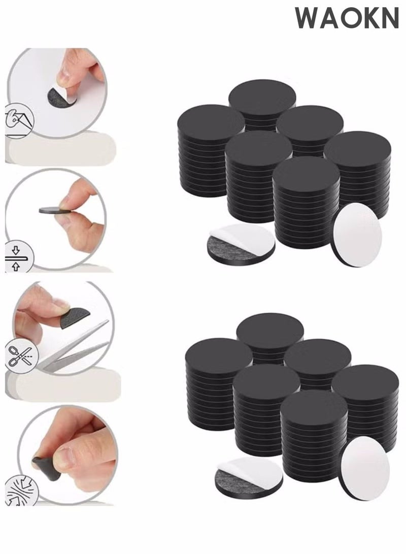 WAOKN Circular white adhesive soft magnetic strip with strong magnetic stripe, 50 adhesive disks, circular disks with adhesive backing for crafts, peeled adhesive magnetic rings, disks are very suitable for use at home, office, school, etc - Image 5