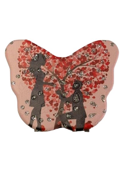 Portable Compact Mirror with Studs for Makeup Bags and Travel - Image 4