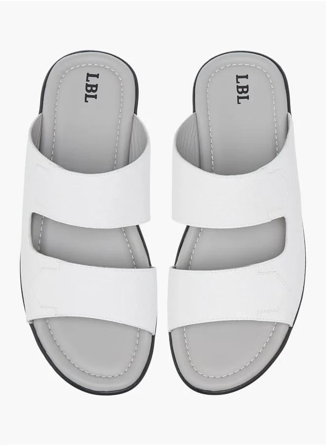 LBL by Shoexpress Men's Textured Slip-On Arabic Sandals Ramadan Collection