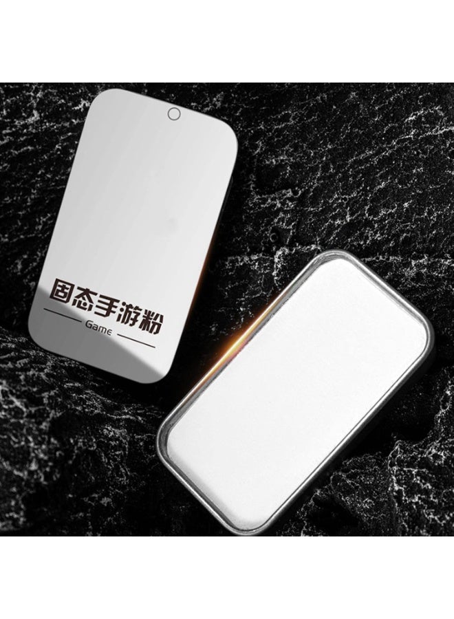 1 Pcs Gaming Powder, Solid Mobile Gaming Finger Powder, Gaming Accessories Gaming Accessory Kit Silver, For Android, iOS - Image 3