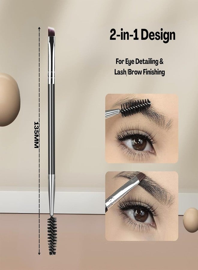 Flavizo Eyelash & Eyebrow Brush Set | 3-in-1 Dual-Head Lash Comb, Brow Brush & Spoolie | Professional Eyelash Separator & Mascara Applicator Tool for Lash Lift, Brow Grooming & Makeup - Image 4