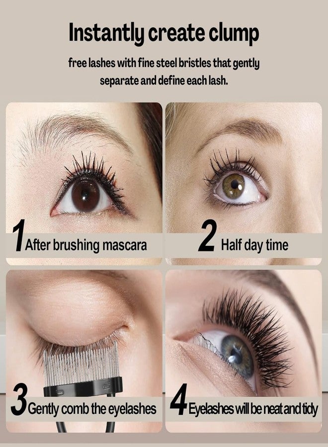 Flavizo Eyelash & Eyebrow Brush Set | 3-in-1 Dual-Head Lash Comb, Brow Brush & Spoolie | Professional Eyelash Separator & Mascara Applicator Tool for Lash Lift, Brow Grooming & Makeup - Image 5
