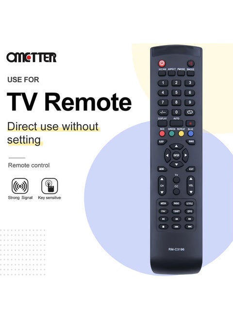 RM-C3195 RM-C3196 for JVC LCD HDTV TV Remote Control LT-48N530A RM-C3139 LT-32N350 RM-C3157 RM-C3140 RM-C530 LT-50N550A