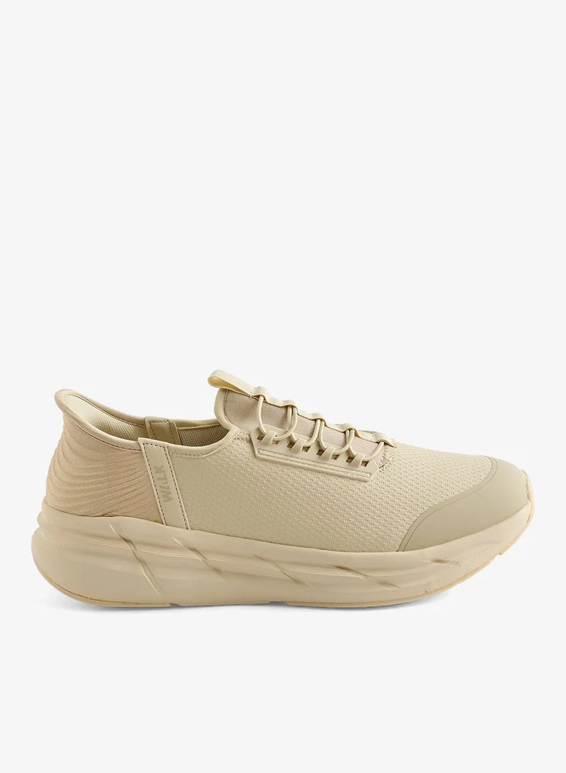 Redtag Men Beige Slip On Trainers