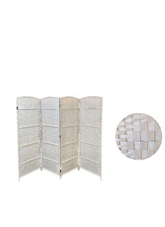 AL KHALDIYA Foldable partition room divider, 4 panels, dark brown 
