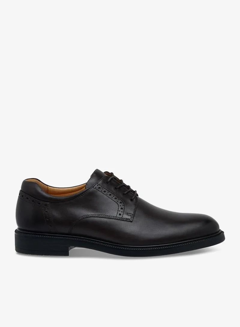 Le Confort BROWN Men Leather Lace-Up Derby Shoes for Men | Best Price UAE