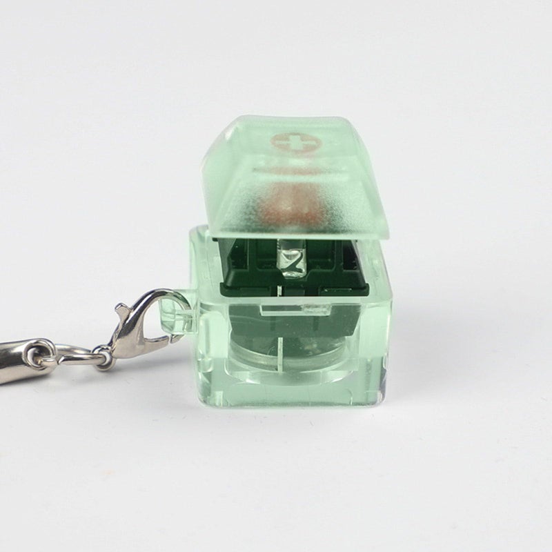Blue Through Translucent Mechanical Keyboard Switch Tester Keychain Tool - Image 4