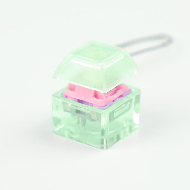 Blue Through Translucent Mechanical Keyboard Switch Tester Keychain Tool - Image 5