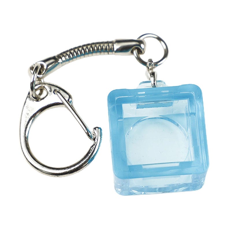 Blue Through Translucent Mechanical Keyboard Switch Tester Keychain Tool - Image 2